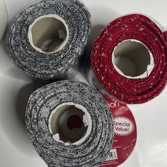 Christmas Present Decoration Ribbon Gift Wrap Wrapping Paper Bundle - Picture 4 of 5